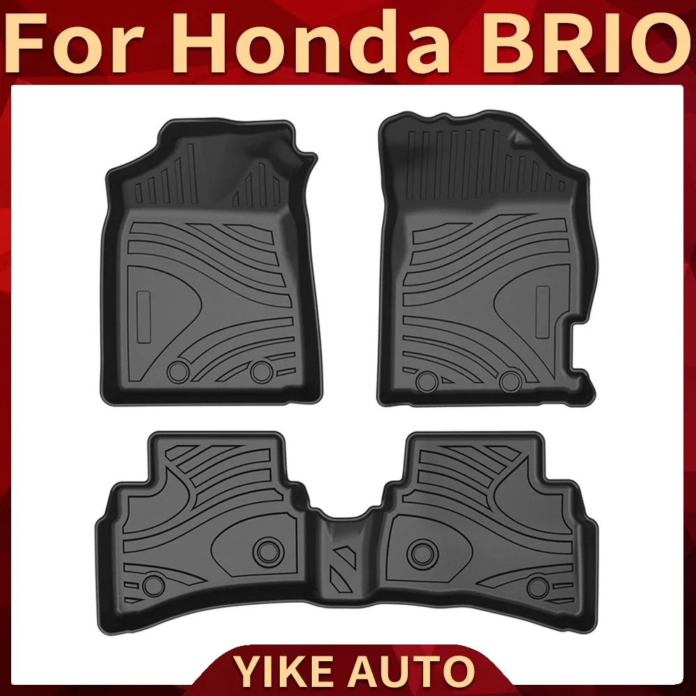 ForHondaBRIORHD20192023AutoCarFloorMatsAllWeatherTPEFoot