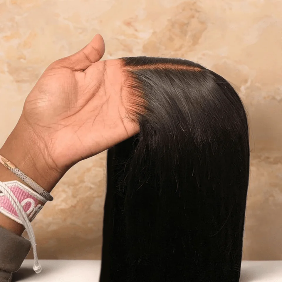 250% Density Lace Front Human Hair Wigs Brazilian Hd Transparent Straight 30 40 Inch 13x4 5X5 Lace Front Wig For Women 1