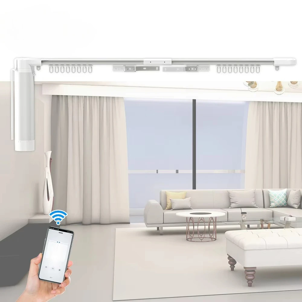 Galime Home Alexa Control ระบบม่านมอเตอร์อัตโนมัติอัจฉริยะระบบควบคุมม่าน Wifi สําหรับระบบอัตโนมัติภายในบ้าน 1