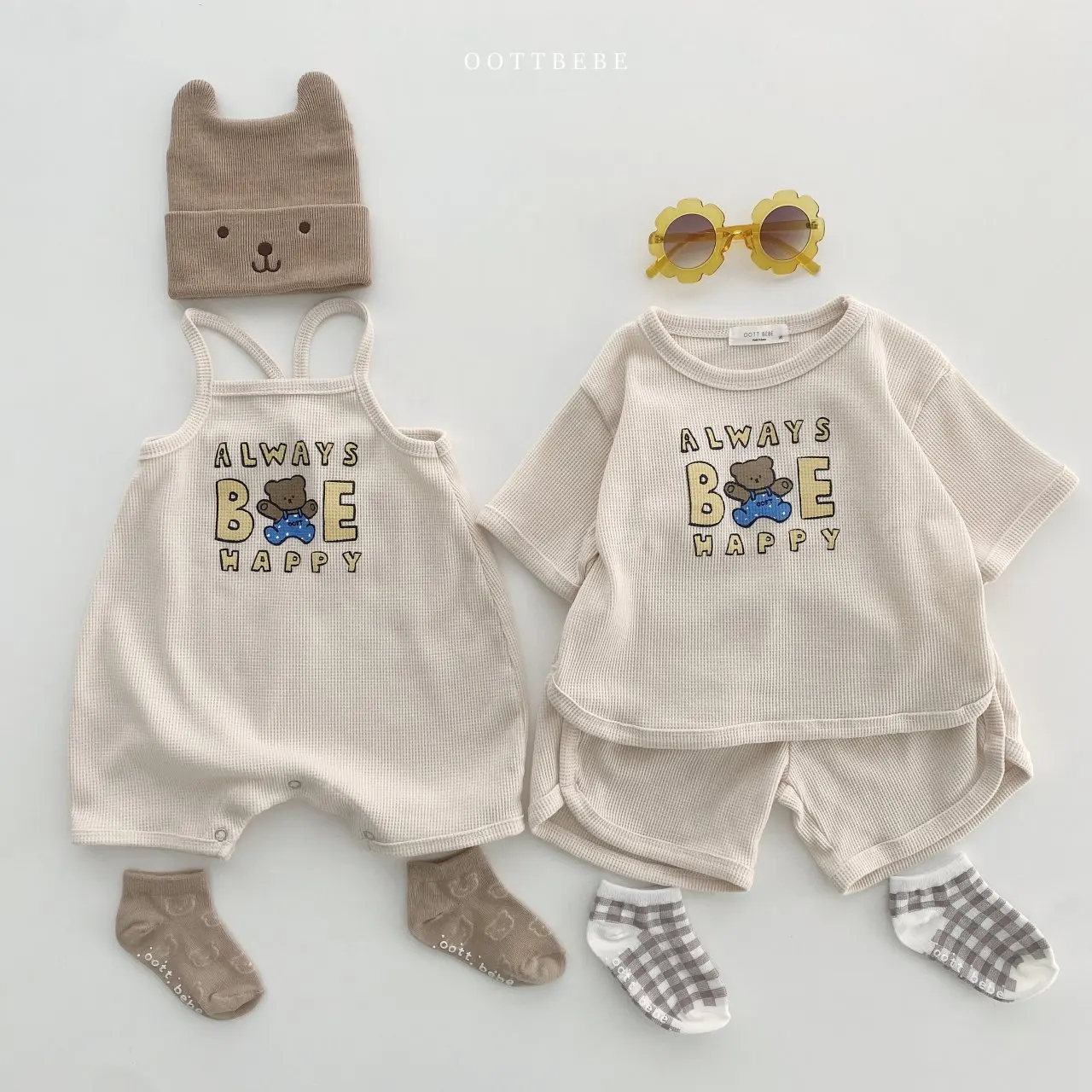 baby shirt clothing set 2022 Summer New Baby Cute Bear Clothes Set Infant Boy Short Sleeve T Shirt + Shorts 2pcs Suit Cotton Fashion Girls Clothing Set baby clothing set line