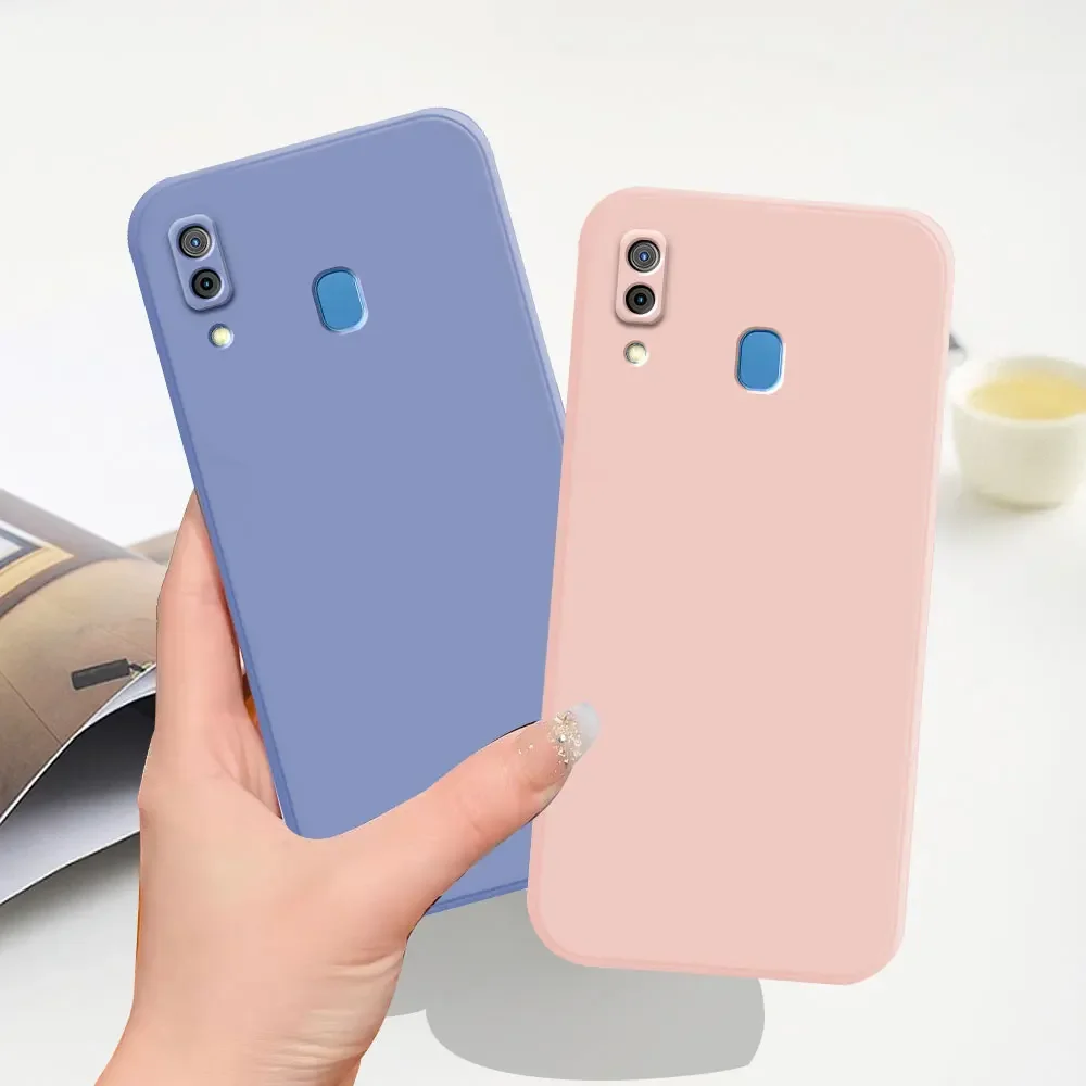 For Samsung A30 A30S Phone Case Soft Silicone Shockproof Cover For