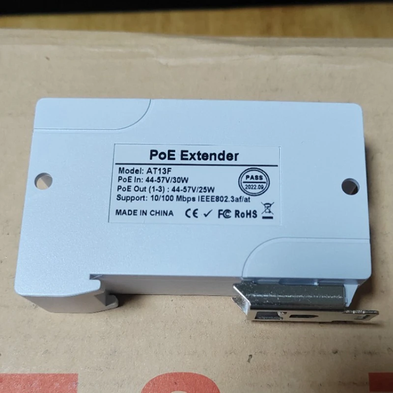 패시브 캐스케이드 가능 Poe 익스텐더, POE 스위치 NVR IP 카메라용 변속기 익스텐더, IEEE802.3Af, 1-3 포트, 2 개