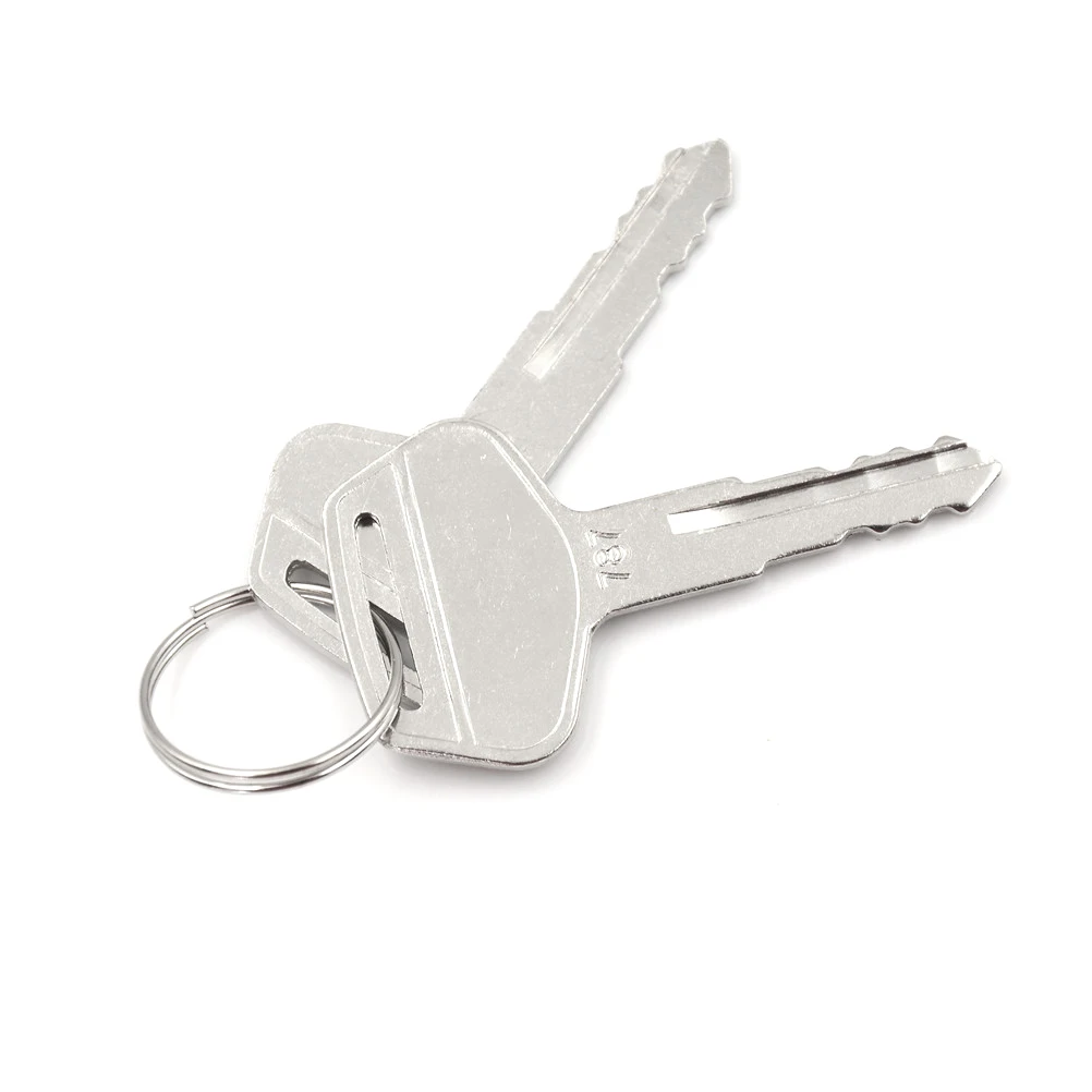 1pc Equipment Tractor Plant Key Excavator Loader Starter Replacement For Komatsu 787 Stainless Steel 55mm