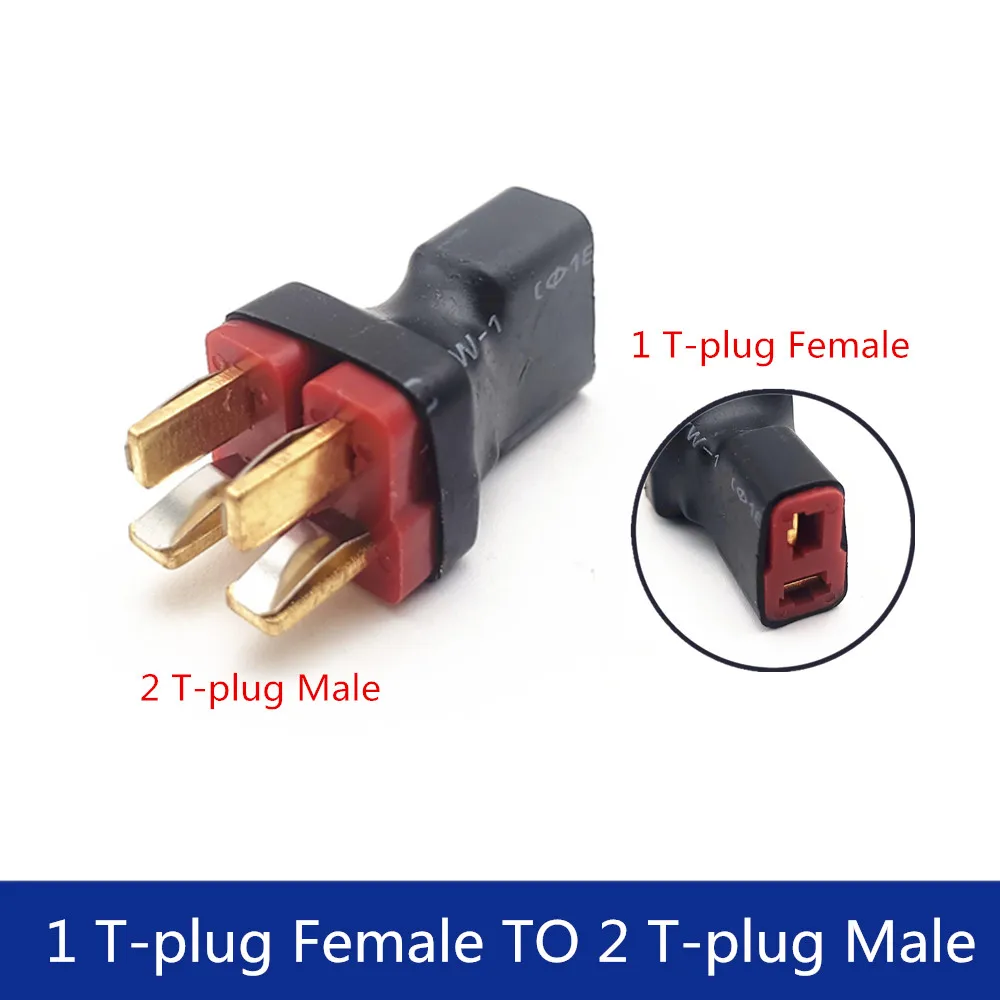 Universal Female to Male Connector Adapter for RC Models - Ideal for Cars, Airplanes, Drones, and Boats
