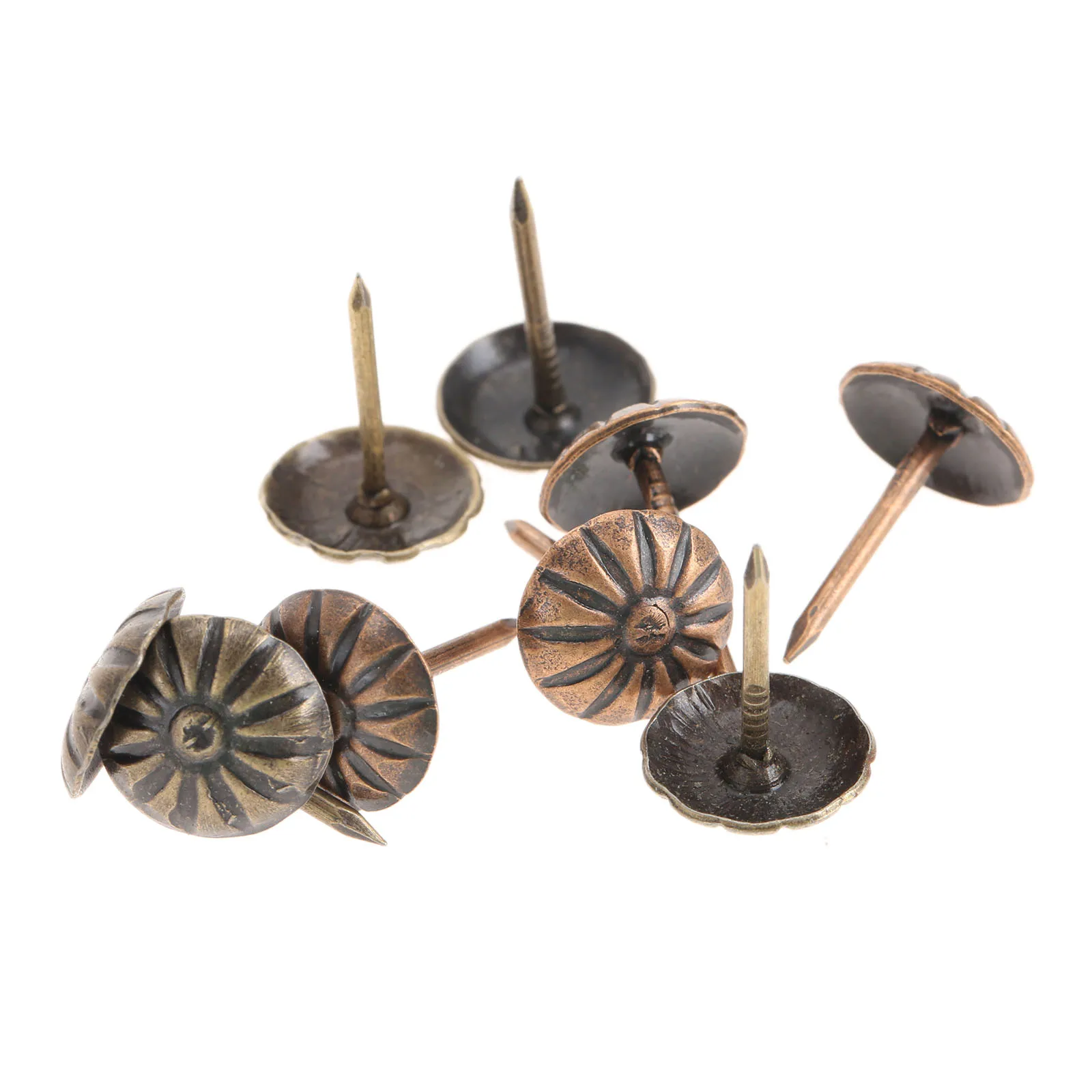 Upholstery Nail 100 Pcs Upholstery Nails Jewelry Gift Case Box Door Sofa Furniture Decor