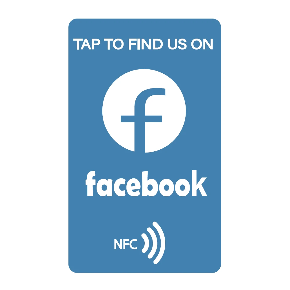 Instagram NFC Tap Card Increase Your Follows Tap to Follow PVC Material Standard Card Size 3