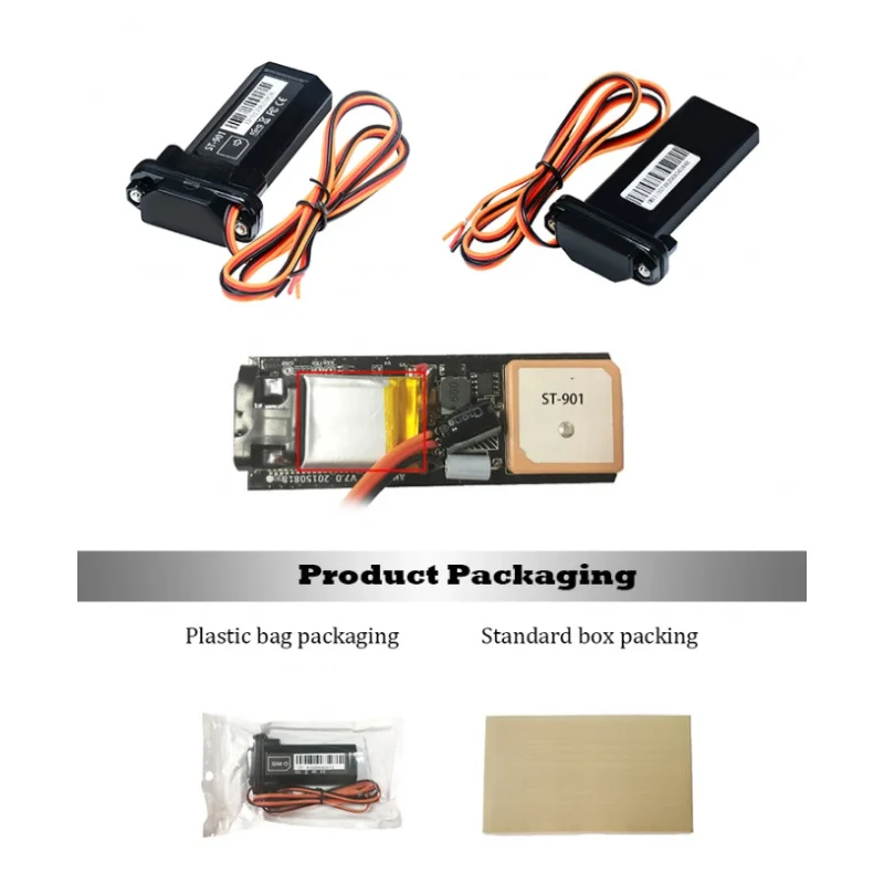 ST-901 Motorcycle Anti-Theft GPS Tracker With Android IOS APP