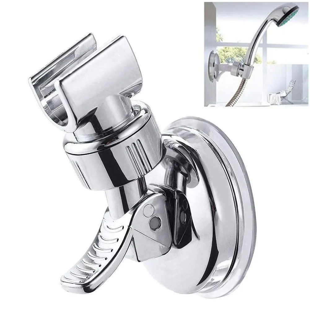 

Punch-free Shower Holder Suction Cup 360° Adjustable Showerhead Stand Bathroom Shower Mounting Bracket Plating Showerhead Holder