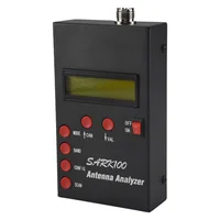 SARK100 Antenna Analyzer Meter 1-60MHz Shortwave SWR Antenna Analyzer with 1.0 to 9.99 SWR Usable Measurement Range 1