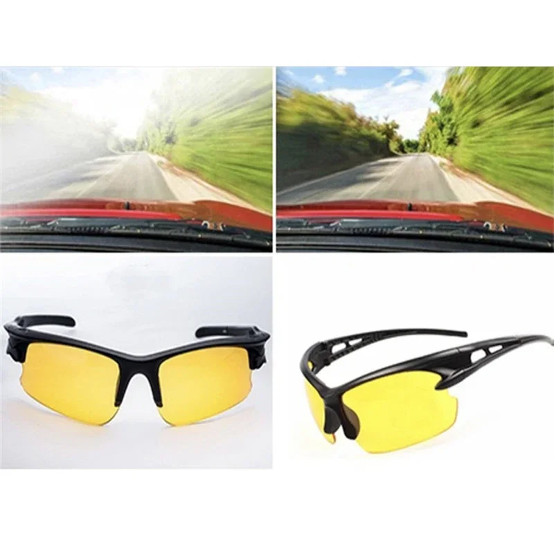 Night Vision Sunglasses Drivers Goggles Interior Accessory Protective Anti Glare Car Driving