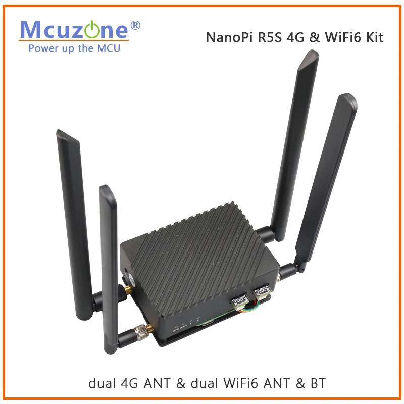 NanoPi R5S_4G LTE  wifi6 ŰƮ, 4G ̹ ,  AX200,8265C,MT7921k,  ȵ̵  LEDE