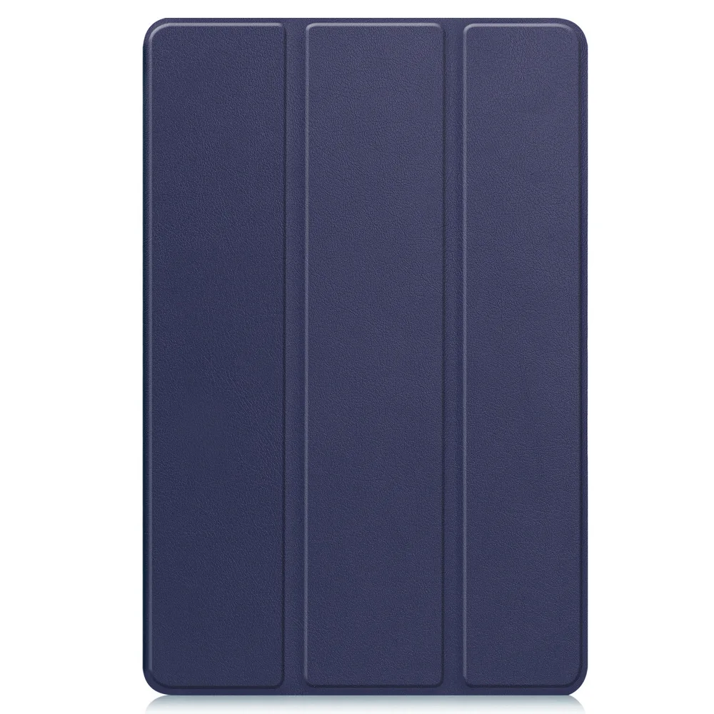 Slim Tri-Fold Leather Tablet Case with Stand - Durable and Portable Protective Cover