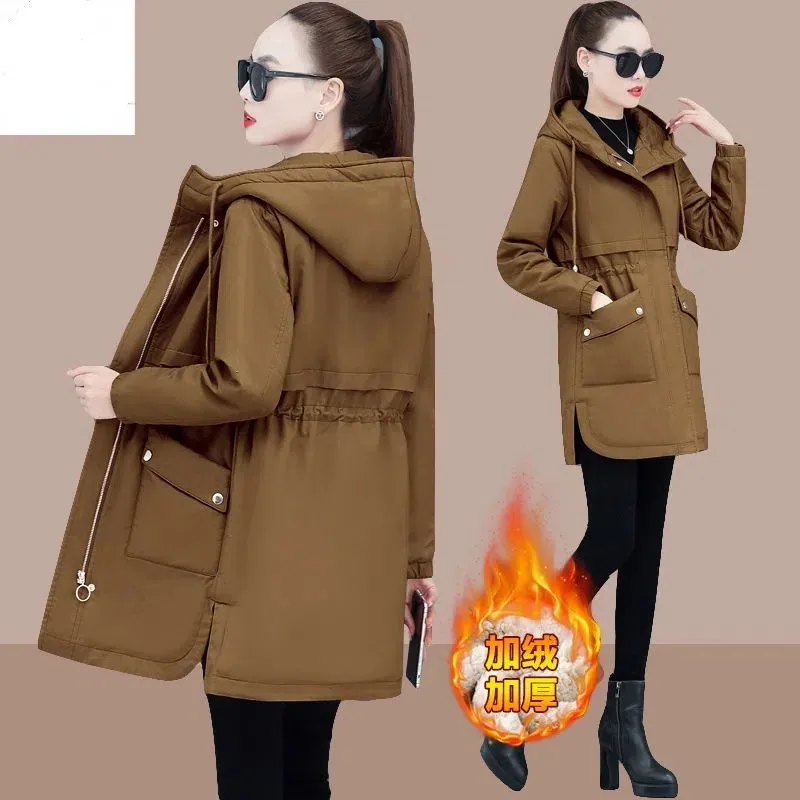 女性用パッド入りコットンジャケット ルーズフィット 厚手 女性用 冬用 2020 S8e63a984a07b47418ce4dfe17e838