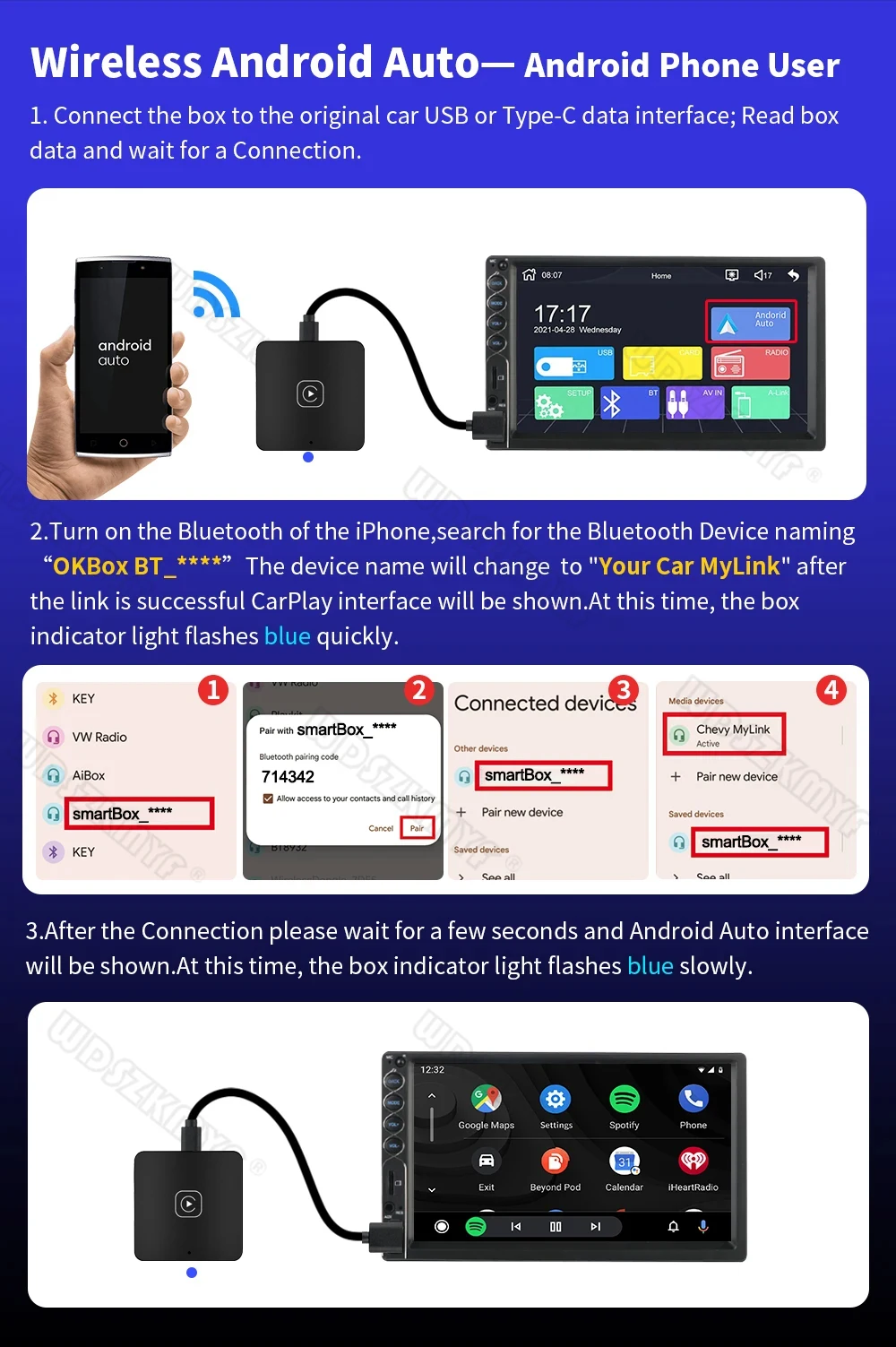 4 in 1 Smart Box Wireless Carplay Android Auto Adapter Wired Android Auto Cars Smart Ai Box WiFi TF Card For Netflix Youtub 22 S716bb71779404df08116b62dce282c295 4 in 1 Smart Box Wireless Carplay Android Auto Adapter Wired Android Auto Cars Smart Ai Box WiFi TF Card For Netflix Youtub