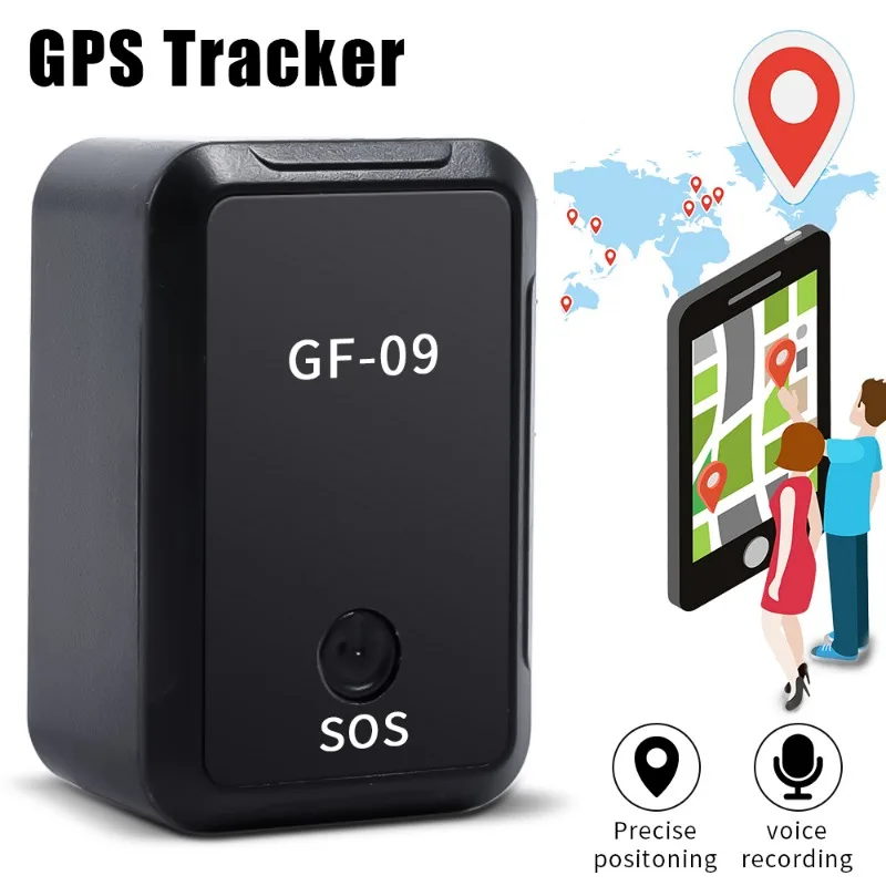 GF09 GSM Tracker with Voice Recording Free LiveLBS WlFl Location Tracking APP Auto Callback SpyDevice for Girlfriend gps tracker