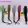 Hair Straightener Flat Iron With Rhinestones 2 Inch Titanium Straightener Iron with LCD Display Fast Heating Plancha de Cabello 1