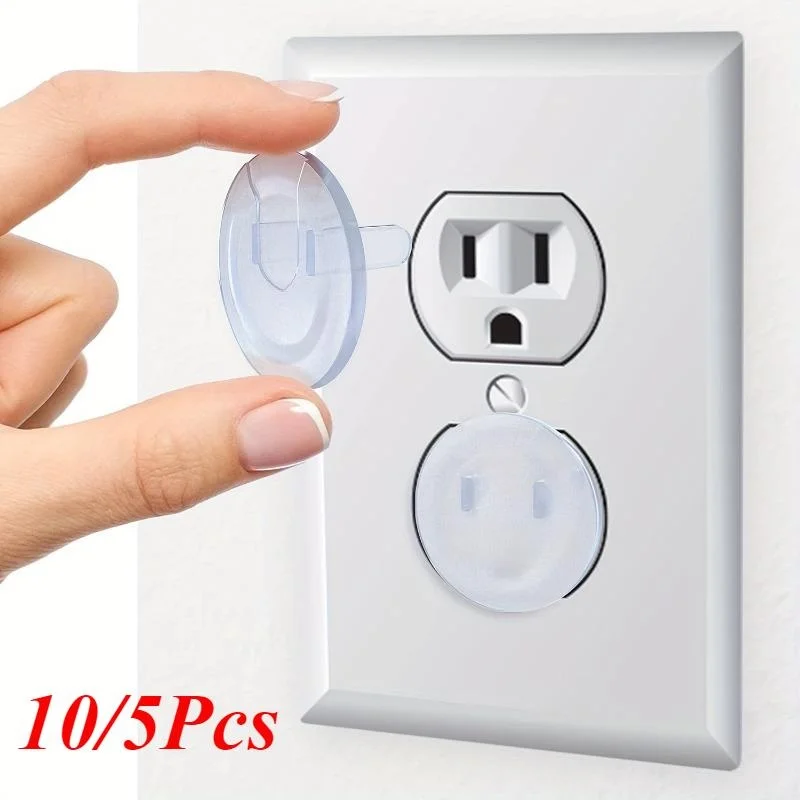 Clear Outlet Cover Baby Safety Outlet Plug Covers Plastic Plugs for Electrical Power Outlets Baby Proofing Wall Socket Protector socket covers