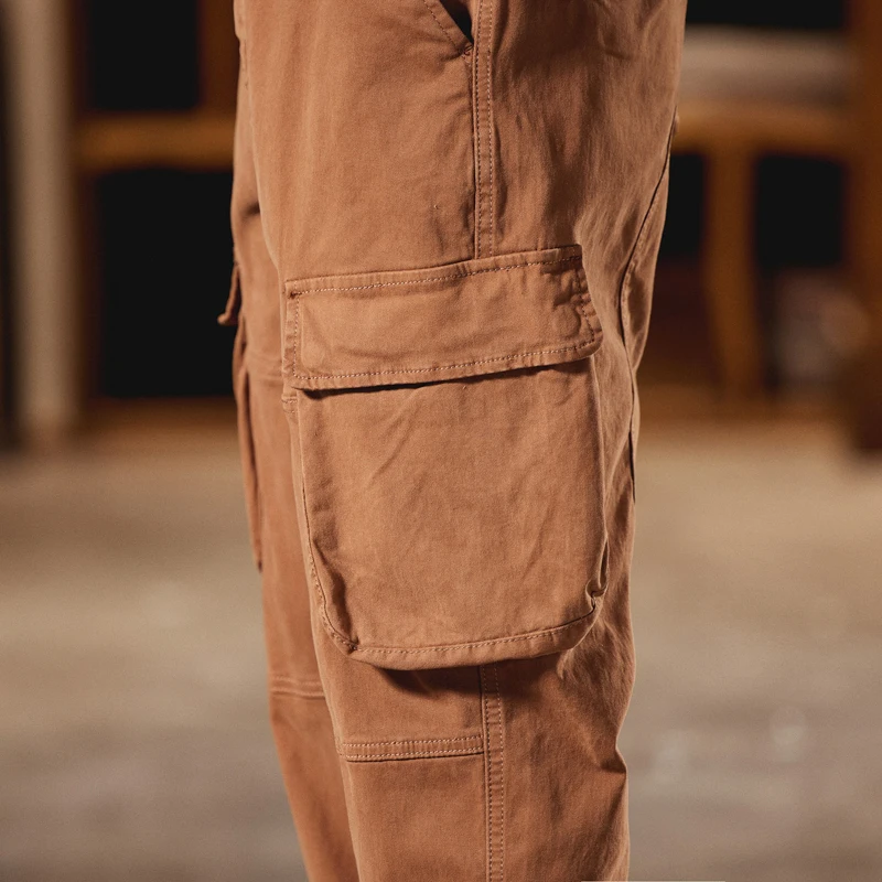 2024 New Summer Men's Loose-fit Straight-leg Cargo Pants Korean Style Casual Pants Summer Multi-pocket Work For Men