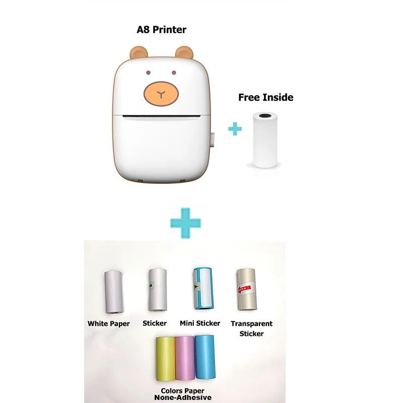 Phomemo M02 Pro 300 DPI Mini Draagbare Printer Bluetooth Thermoprinter Voor Mobiele Telefoon Compatibel Met 152553 Mm Papier Voor Ios En Android Ideaal Voor Studie Fotoprint En Werk Cyaan