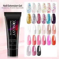 MOSKANY Nail Extension Gel Set 15ml French Quick Prolong Finger Extend Mold Manicure Kit Long Lasting Construction Crystal Gel 2