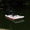Electric boat model 2.4G remote control boat pneumatic Rc toy Diy amphibious rescue hovercraft children's outdoor toy gift 2