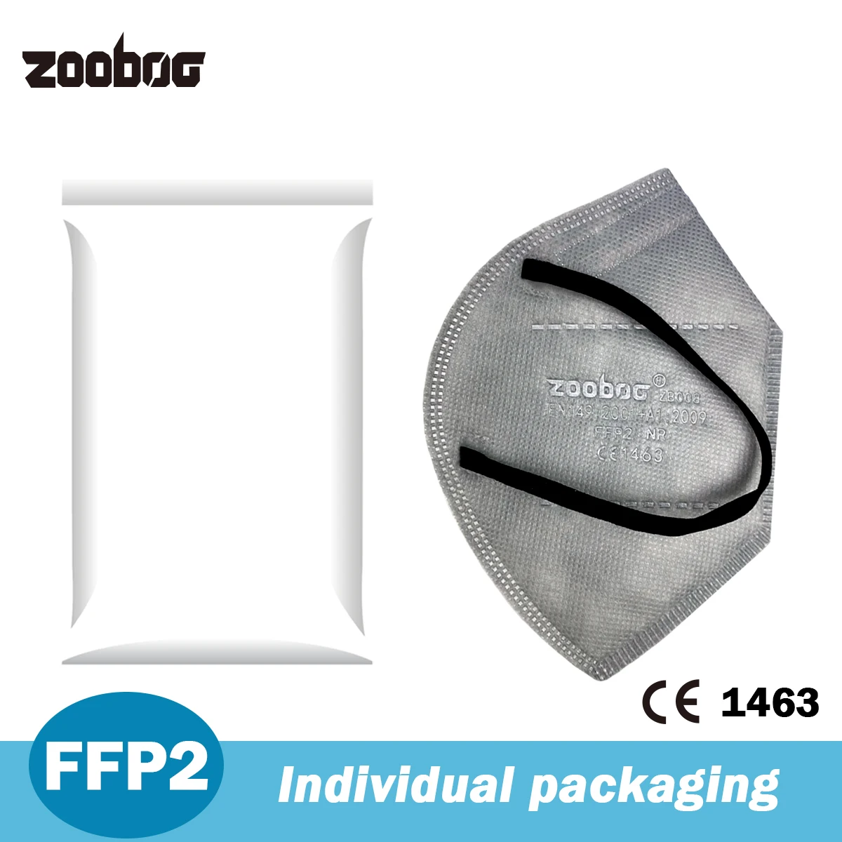 ZOOBOO KN95 Mask CE FFP2 Facial Masks 5 Layers Filter Protective Mouth Face Mask ffp3 Respirator dust mask ​filter face mask