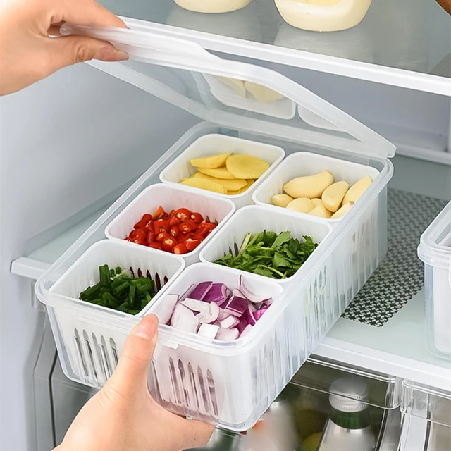 Boîte de rangement étanche pour aliments ménagers, bureau, armoires de  réfrigérateur, étagères de garde-manger - AliExpress