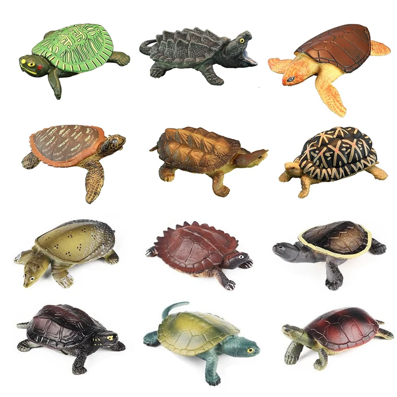 

Mini Simulated Turtle Marine Life Turtle Model Toys Fish Tank Supplies Ornaments Outdoor Pond Garden Decoration Kid Toy Gift