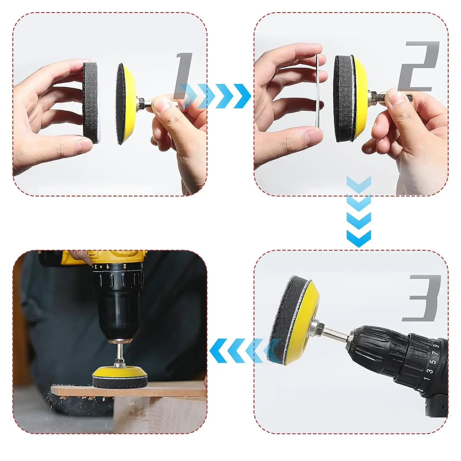 130pieces Reliable Polish Disc For Optimal Polishing And Buffing Widely Application Sanding Papers