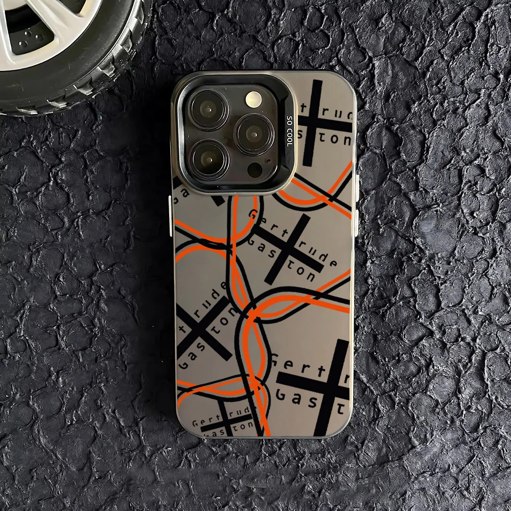 Multicolor G-Gertrudes Frosted Acrylic Phone Case