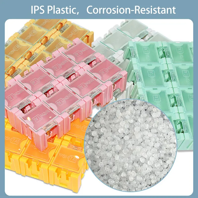 SMD Container SMT IC Electronic Component Mini Storage Box Jewelry Case Diy Practical for Small Component Jewelry Tool image 5