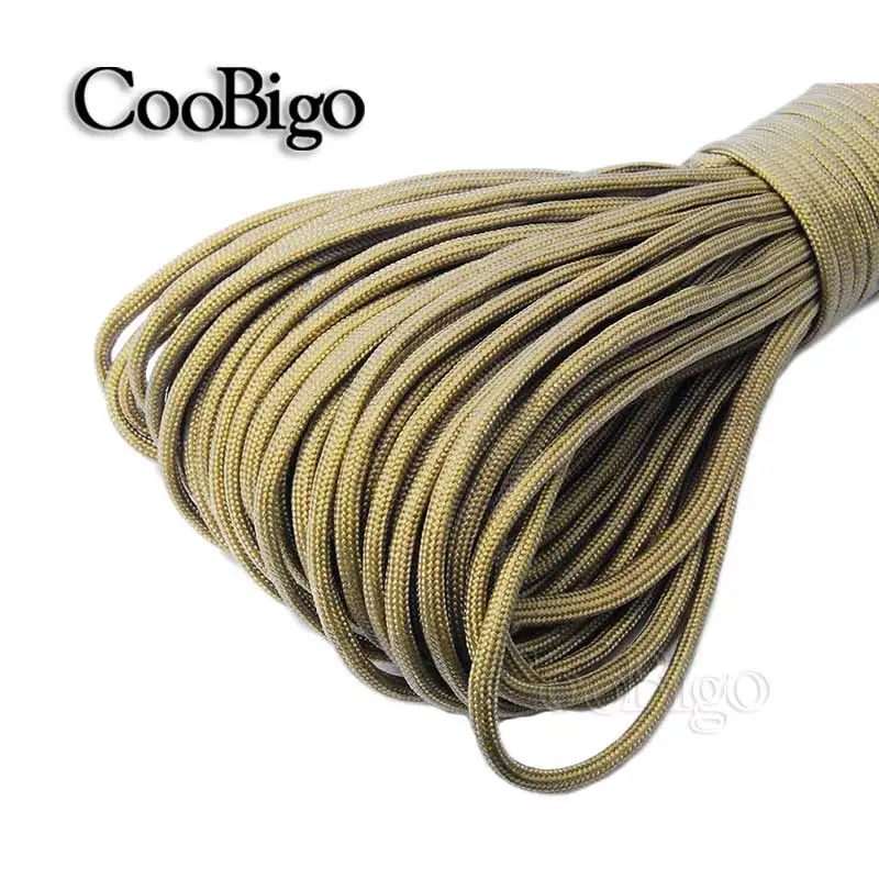 Durable 4mm Solid Color Parachute Cord for DIY Craft and Bracelet Making