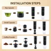 3-in-1 Portable Coffee Maker Espresso Coffee Maker For Car Home Camping Travel Capsule Powder Automatic Coffee Maker 6