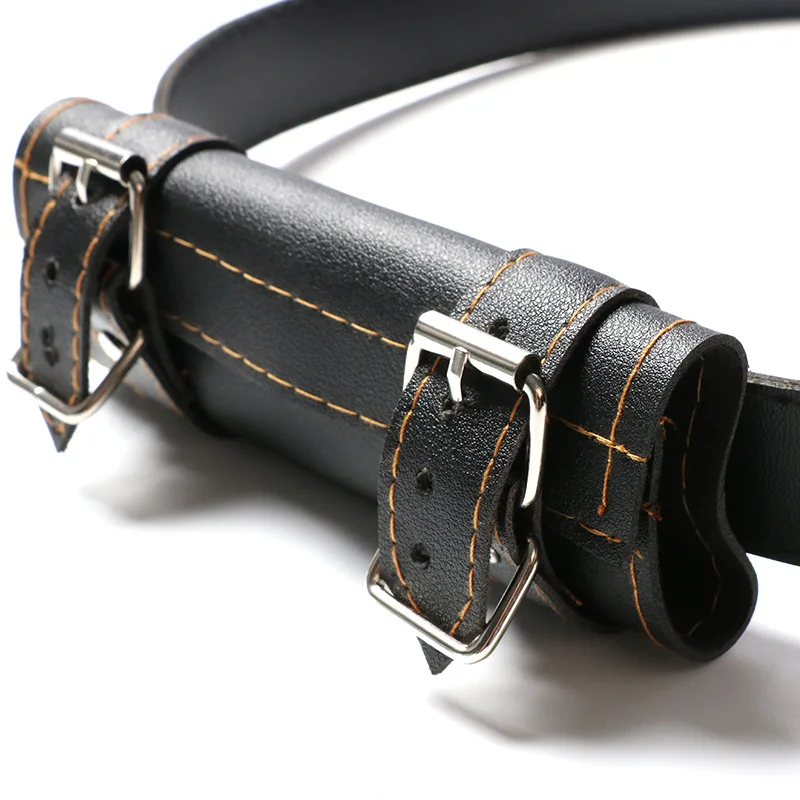 Ceinture Porte-épée Katana - Holster Réglable En PU Cuir Noir Pour Cosplay Samouraï