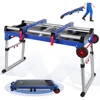 Miter Saw Stand, 5-in-1 Portable Workbench, Quick Folding Work Table with Detachable Miter Saw Stand & Height Adjustable 1