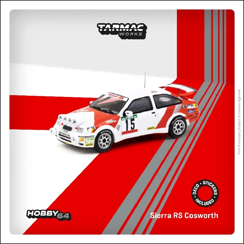

TW In Stock 1:64 Sierra RS Cosworth Diecast Diorama Car Model Collection Miniature Carros Toys Tarmac Works