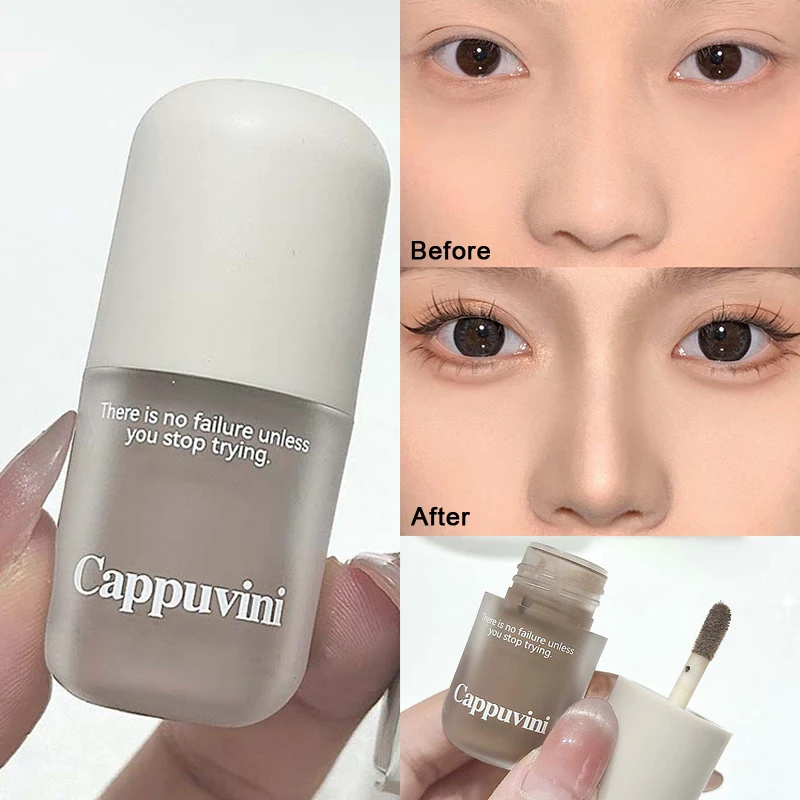 Grey Brown Facial Contour Shadow Cream Natural Nude Makeup Liquid Contouring Stick 3D Nose Shadow Brightening Bronzers Cosmetic