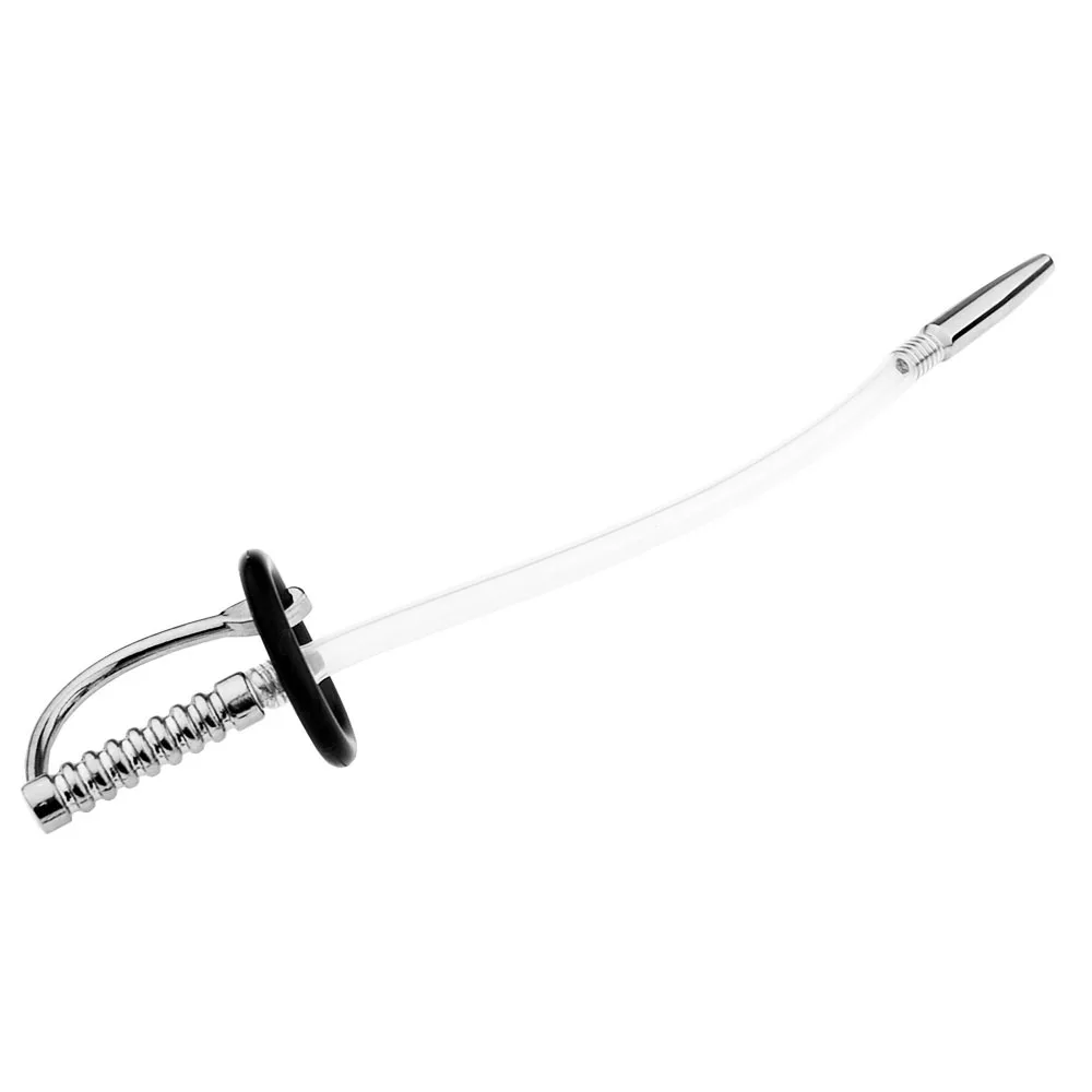 Silicone Urethral Catheter Dilator Horse Eye Stimulation Male Penis Plug Insert Urethra Sounding Catheter Adult Sex Toys Men