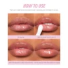 1pcs Fruit Lip Gloss Transparent Lip Oil Moisturizing Reducing Lip Lines Nourishes Lips Long-lasting Liquid Lip Cosmetics 6