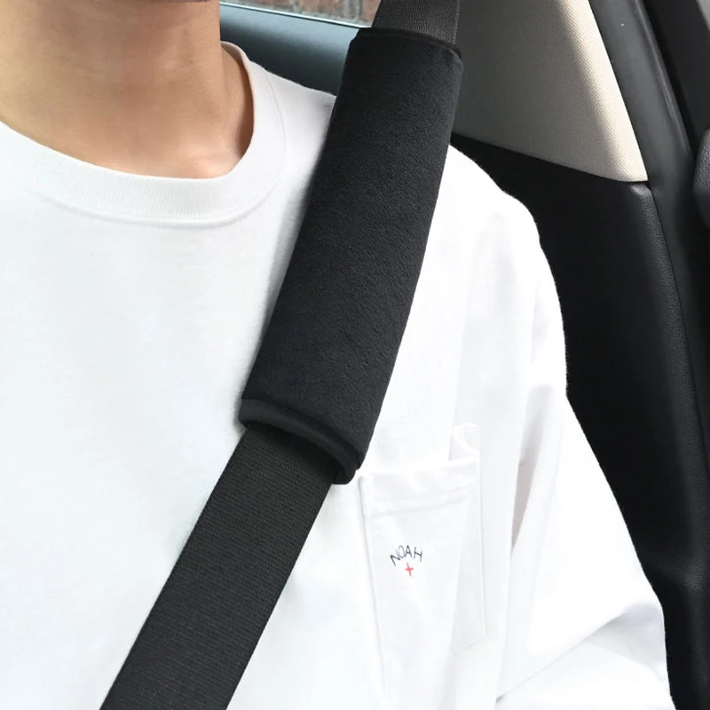 2pcs Car Seat Belt Covers Car Accessories Plush Car Safety Belt Pad Shoulder Pad Soft Seat Belt For Adults Accessories Interior 2