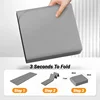 Foldable Yoga Mat Eco Friendly Tpe Folding Travel Fitness Exercise Double Sided Non-Slip For Pilates & Floor Workouts 2