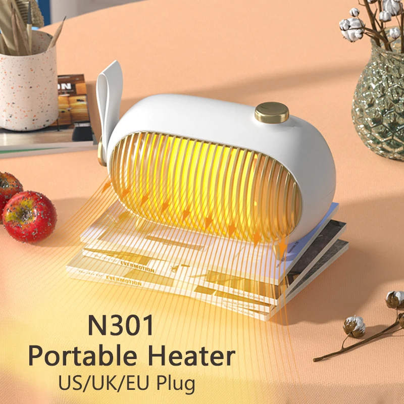 

Portable Electric Heater for Room Winter Warm Powerful Warm Blower Fast Heater for Office Warmer Desktop Heater 1000W