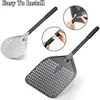 7/9/12inch Professional Pizza Spatula Paddle Perforated Aluminum Metal Pizza Turning Peel for Homemade Pizza Oven Accessories 5