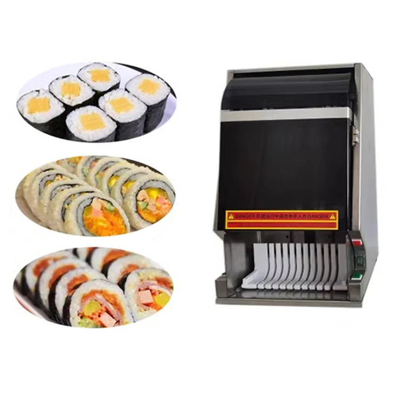 

Automatic Commercial Sushi Nigiri Rice Roll Cutting Machine Electric 110V 220V Sushi Slicer for Snack Shop