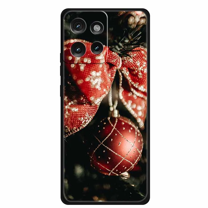 Festive Holiday Silicone Case - Soft TPU Protective Cover with Christmas Design