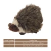 All For Paws Hedgehog Dog Toy Squeaker Faux Fur Animal Dog Toys Realistic Wildlife Appearance Stimulates Dog Accessories 6