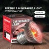 Poultry Heating Light Bulb 25-75W 110/200V Breeding Insulation Animal Husbandry Heating Piglets Baking Lamps 3.0 Infrared Lamps 1