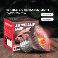 Poultry Heating Light Bulb 25-75W 110/200V Breeding Insulation Animal Husbandry Heating Piglets Baking Lamps 3.0 Infrared Lamps 1
