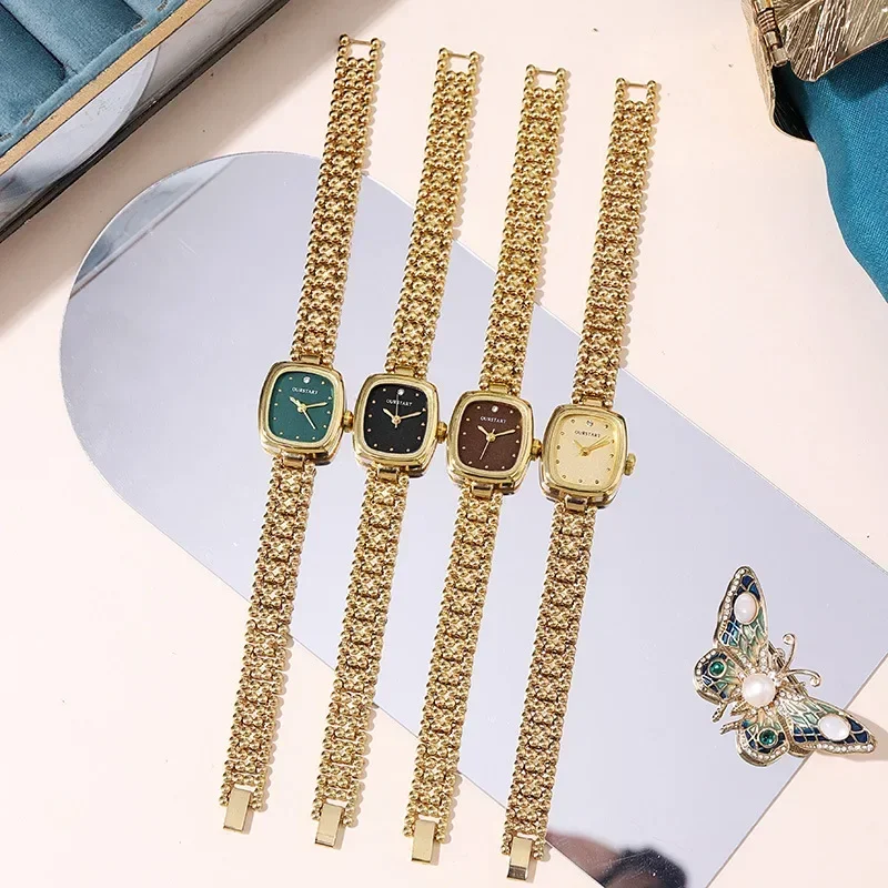Women Watches,Electronic Watch Women Bracelet Watches Luxury Ladies Quartz Bead Link Strap Wristwatches Clock Ladies Gifts Clock Rel&oacute;gio Feminino