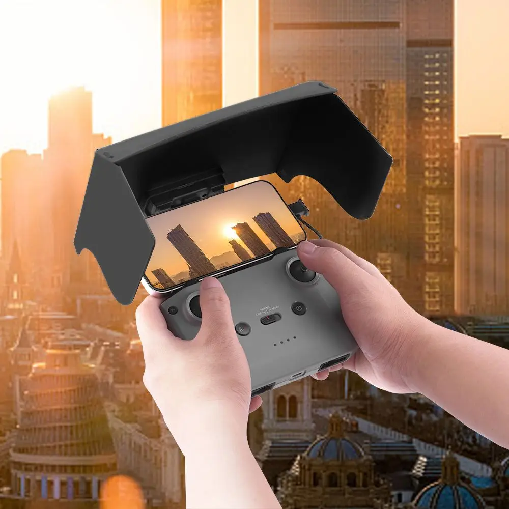 

New For DJI Mavic 3/Mini 2/Air 2/Air 2S/Mini 3 Pro RC-N1 Sunhood Remote Control Cover Sun Shade Phone Monitor Drone Accessories